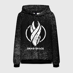 Толстовка-худи мужская Dead Space с потертостями на темном фоне, цвет: 3D-черный