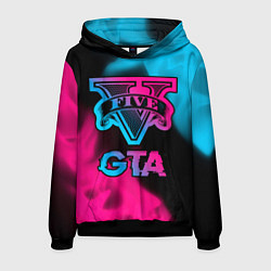 Мужская толстовка GTA - neon gradient