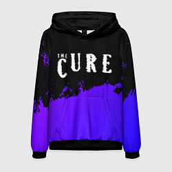 Мужская толстовка The Cure purple grunge