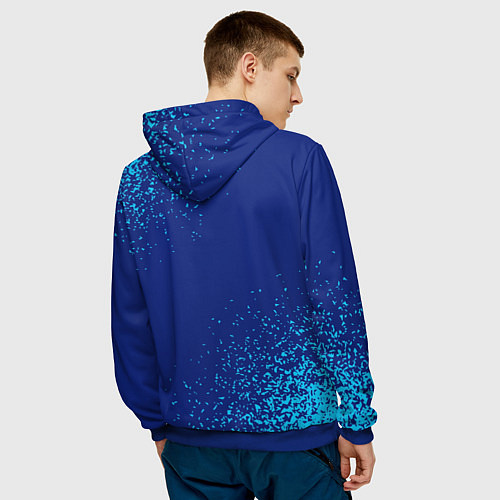 Мужская толстовка Владик геймер / 3D-Синий – фото 4