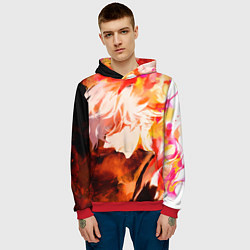 Толстовка-худи мужская Адский Рай Габимару, цвет: 3D-красный — фото 2
