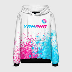 Мужская толстовка Yamaha neon gradient style: символ сверху