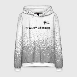Мужская толстовка Dead by Daylight glitch на светлом фоне: символ св