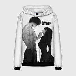 Толстовка-худи мужская Gym?, цвет: 3D-черный