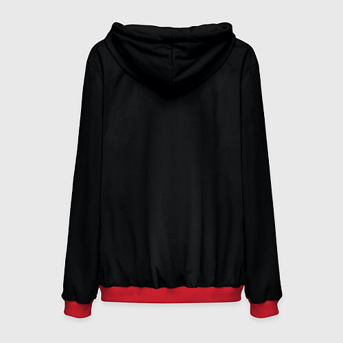 Мужская толстовка Отдел по борьбе с алкоголем / 3D-Красный – фото 2