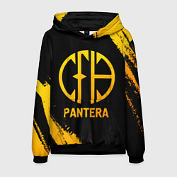 Мужская толстовка Pantera - gold gradient