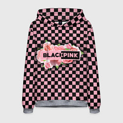 Мужская толстовка Blackpink logo roses