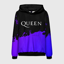 Мужская толстовка Queen purple grunge