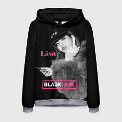 Мужская толстовка Blackpink Lisa fuck