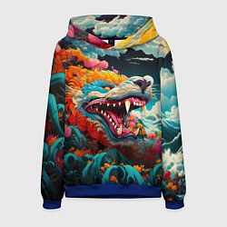 Мужская толстовка Художественный дракон от нейросети