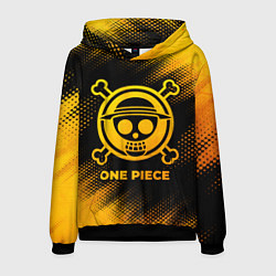 Мужская толстовка One Piece - gold gradient