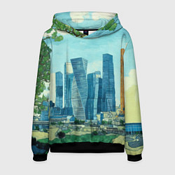 Мужская толстовка Москва-сити Ван Гог