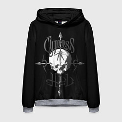 Толстовка-худи мужская Cypress hill - arrows skull, цвет: 3D-меланж