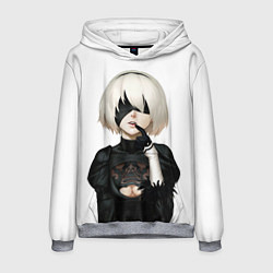 Мужская толстовка Nier: Automata - 2B Кибергражданка