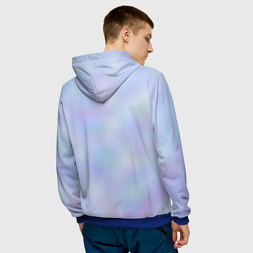 Мужская толстовка Земля детей / 3D-Синий – фото 4