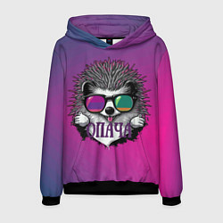 Мужская толстовка Ёж в очках - опача