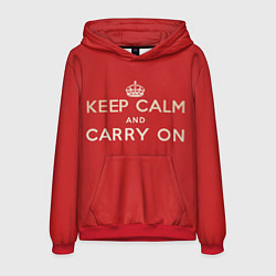 Мужская толстовка Keep Calm and Carry On