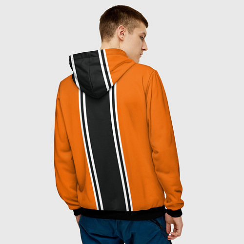 Мужская толстовка Урал футбольный клуб / 3D-Черный – фото 4