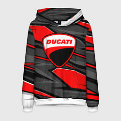 Мужская толстовка Ducati - red stripes