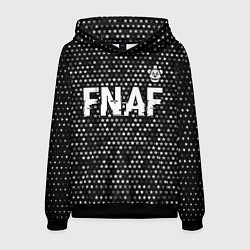 Мужская толстовка FNAF glitch на темном фоне: символ сверху