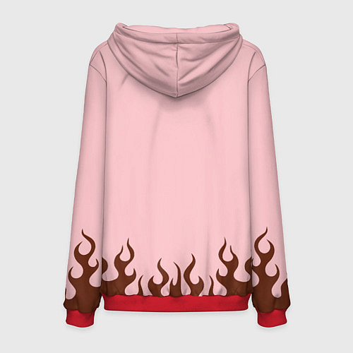 Мужская толстовка Тимоти в огне / 3D-Красный – фото 2