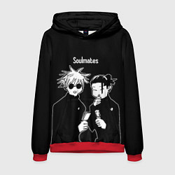 Мужская толстовка Сатору Годжо и Гетто Сугуру - Магическая битва