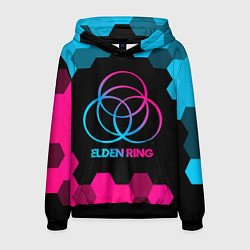 Мужская толстовка Elden Ring - neon gradient