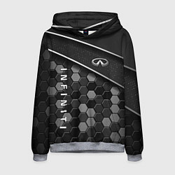 Мужская толстовка Infiniti - черный металл