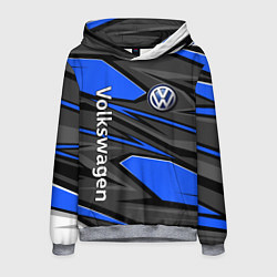Толстовка-худи мужская Вольцваген - спортивная униформа, цвет: 3D-меланж