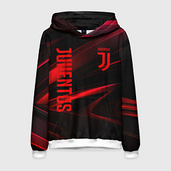 Мужская толстовка Juventus black red logo