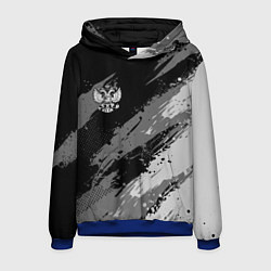 Мужская толстовка Герб РФ - монохромный