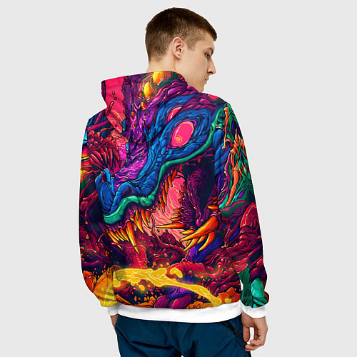 Мужская толстовка CS 2 hyperbeast / 3D-Белый – фото 4