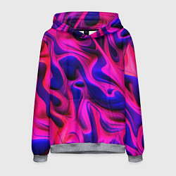Мужская толстовка Pink blue abstract