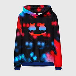 Толстовка-худи мужская Marshmello skibidi dob dob, цвет: 3D-синий