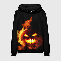 Мужская толстовка Тыква в огне