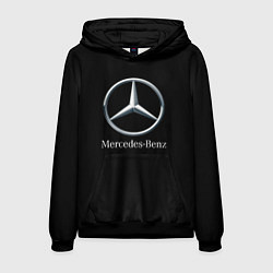 Толстовка-худи мужская Mercedes-benz sport auto, цвет: 3D-черный