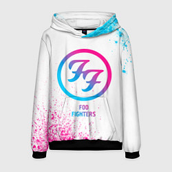 Мужская толстовка Foo Fighters neon gradient style