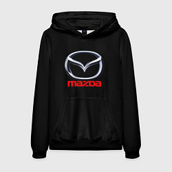 Толстовка-худи мужская Mazda japan motor, цвет: 3D-черный