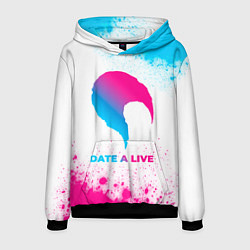 Мужская толстовка Date A Live neon gradient style