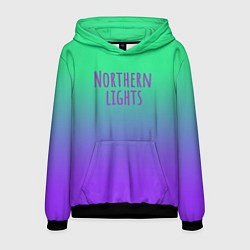 Мужская толстовка Northern lights gradient