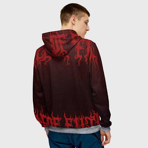 Мужская толстовка Cradle Of Filth: Dani Filth / 3D-Меланж – фото 4