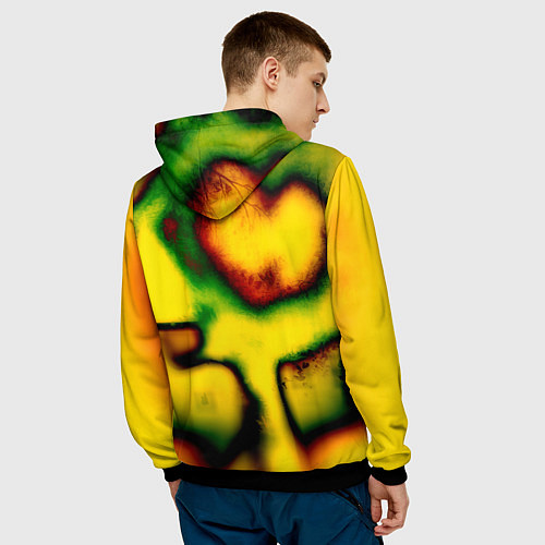 Мужская толстовка Амнезия / 3D-Черный – фото 4