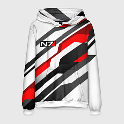 Мужская толстовка Mass effect - white uniform n7