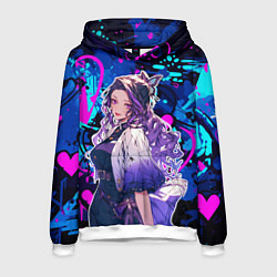 Мужская толстовка Шинобу Кочо и граффити