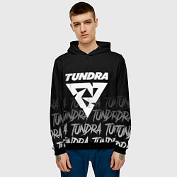 Толстовка-худи мужская Tundra style, цвет: 3D-черный — фото 2