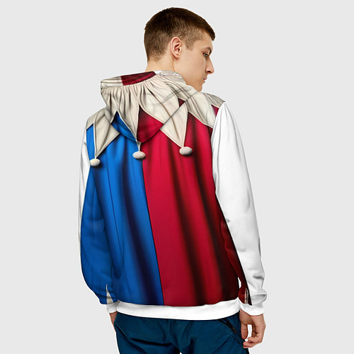 Мужская толстовка Костюм шута наряд / 3D-Белый – фото 4