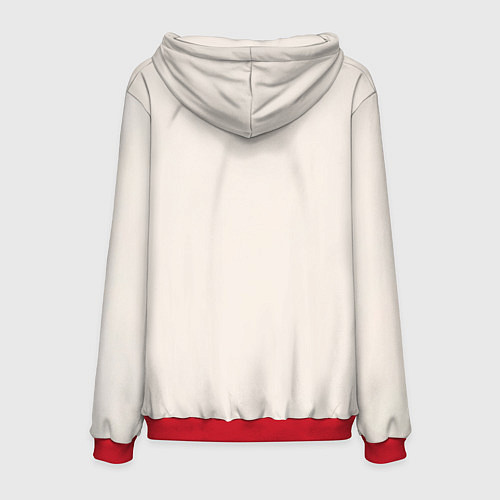 Мужская толстовка Дева оборотень / 3D-Красный – фото 2