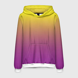 Мужская толстовка Желто-фиолетовый градиент