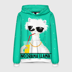 Мужская толстовка Лама no drama llama