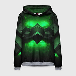 Мужская толстовка Абстрактное царство зелени